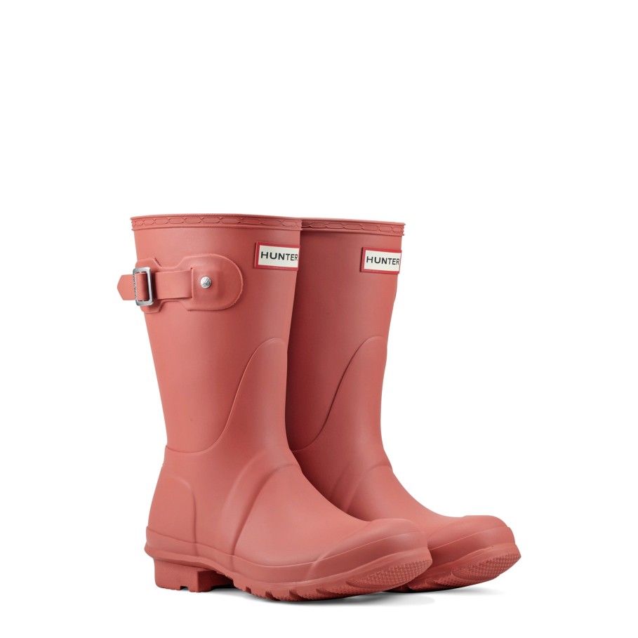 Hot Women'S Original Tri-Colour Logo Backstrap Short Rain Boots Short Boots